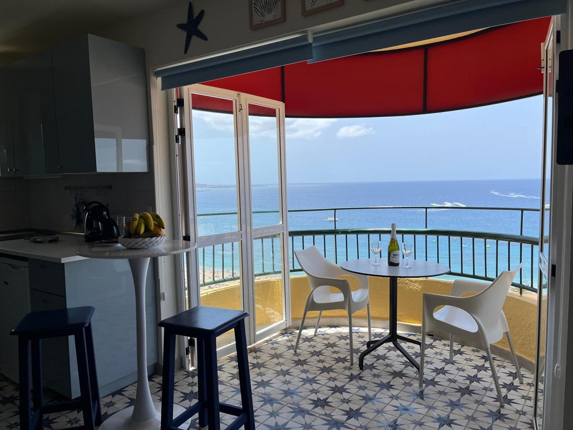 شقة Torres Del Sol 14 Floor Ocean'S Balcony أرونا المظهر الخارجي الصورة